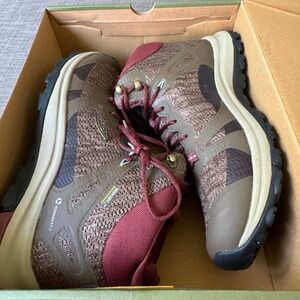 KEEN Terradora II Waterproof Mid Hiking Boots Burgundy Brown Womens 1019877